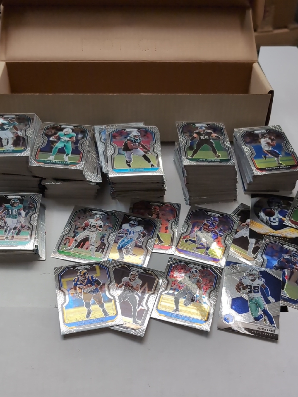2019 Panini Prizm Football Trading Card Lot Silver Holographic Star Cards MINT